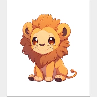 Cute little lion Posters and Art